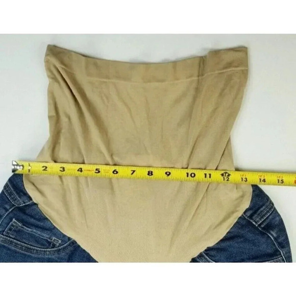 Jessica Simpson Maternity Sz S/P/Ch Blue Denim Cotton Rayon Spandex Blend Jeans - Picture 2 of 9